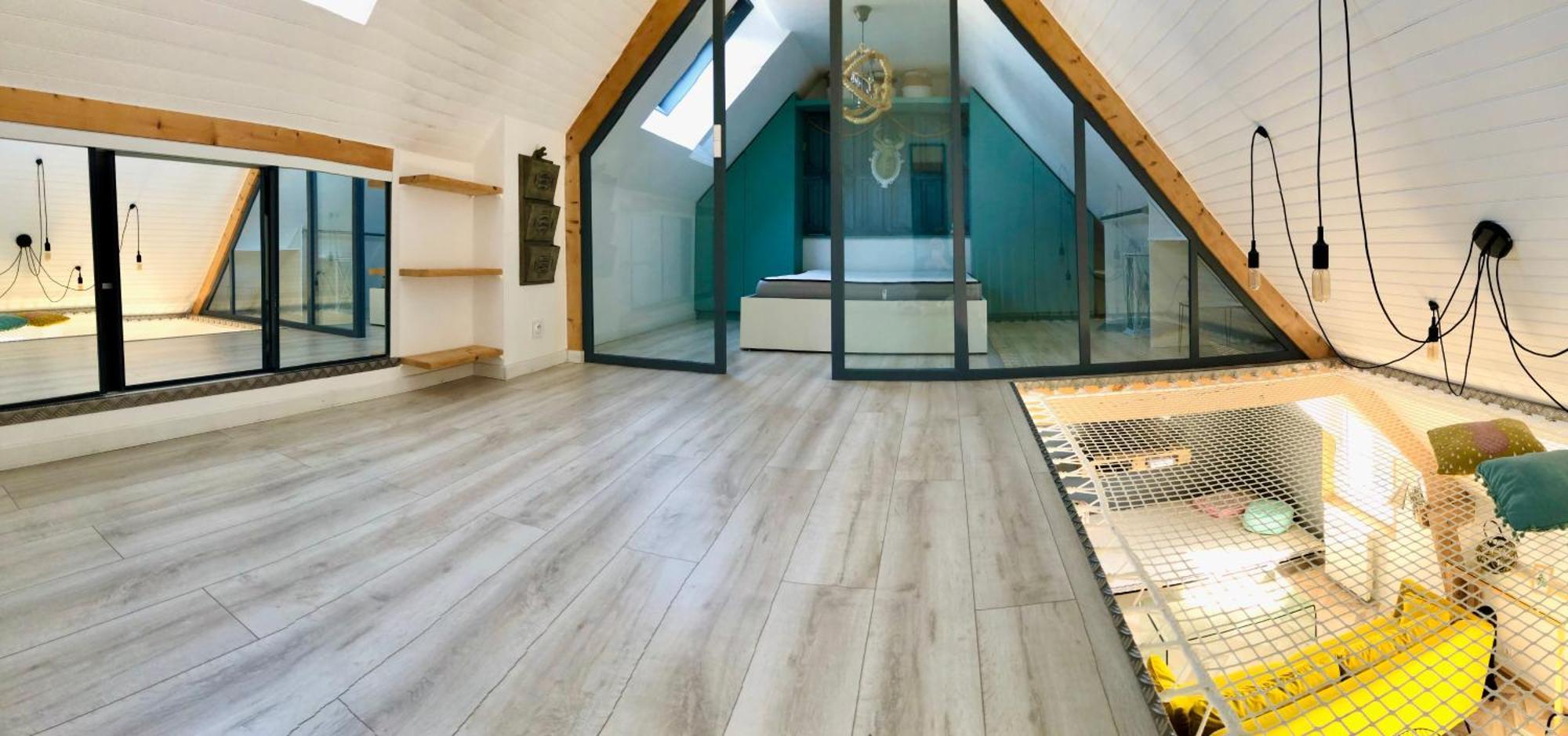 Appartement Duplex avec Parking esprit Loft Vannes Extérieur photo